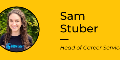 NexGenT’s Head of Career Service, Sam Stuber